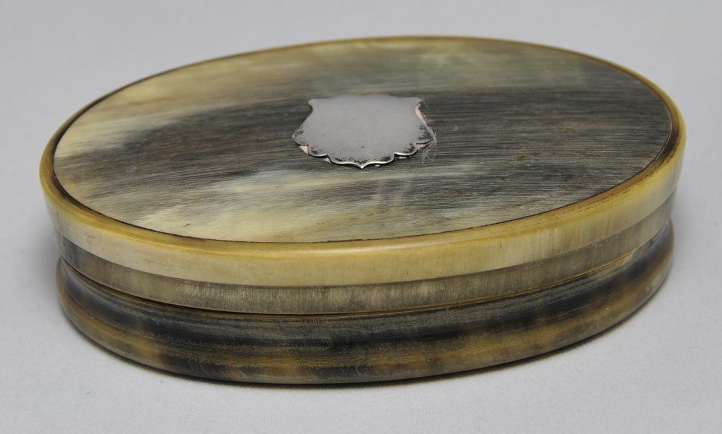 19th Century Horn Snuff Box Snuff Boxes Other Modern