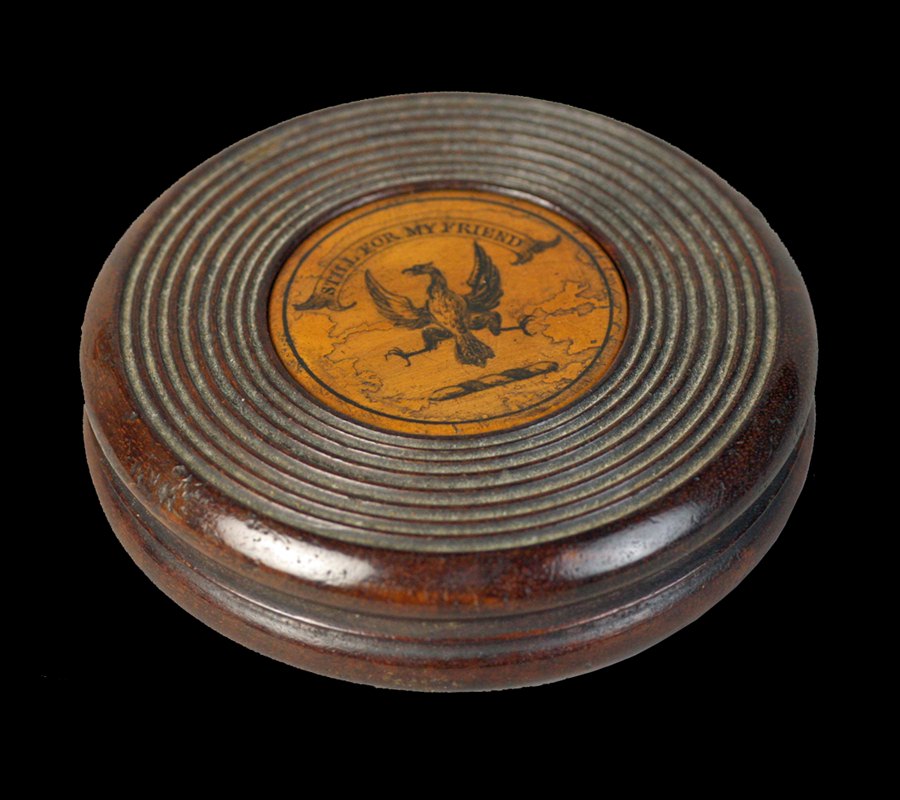 Early 19th Century Puzzle Snuff Box Snuff Boxes Wood Modern Snuff