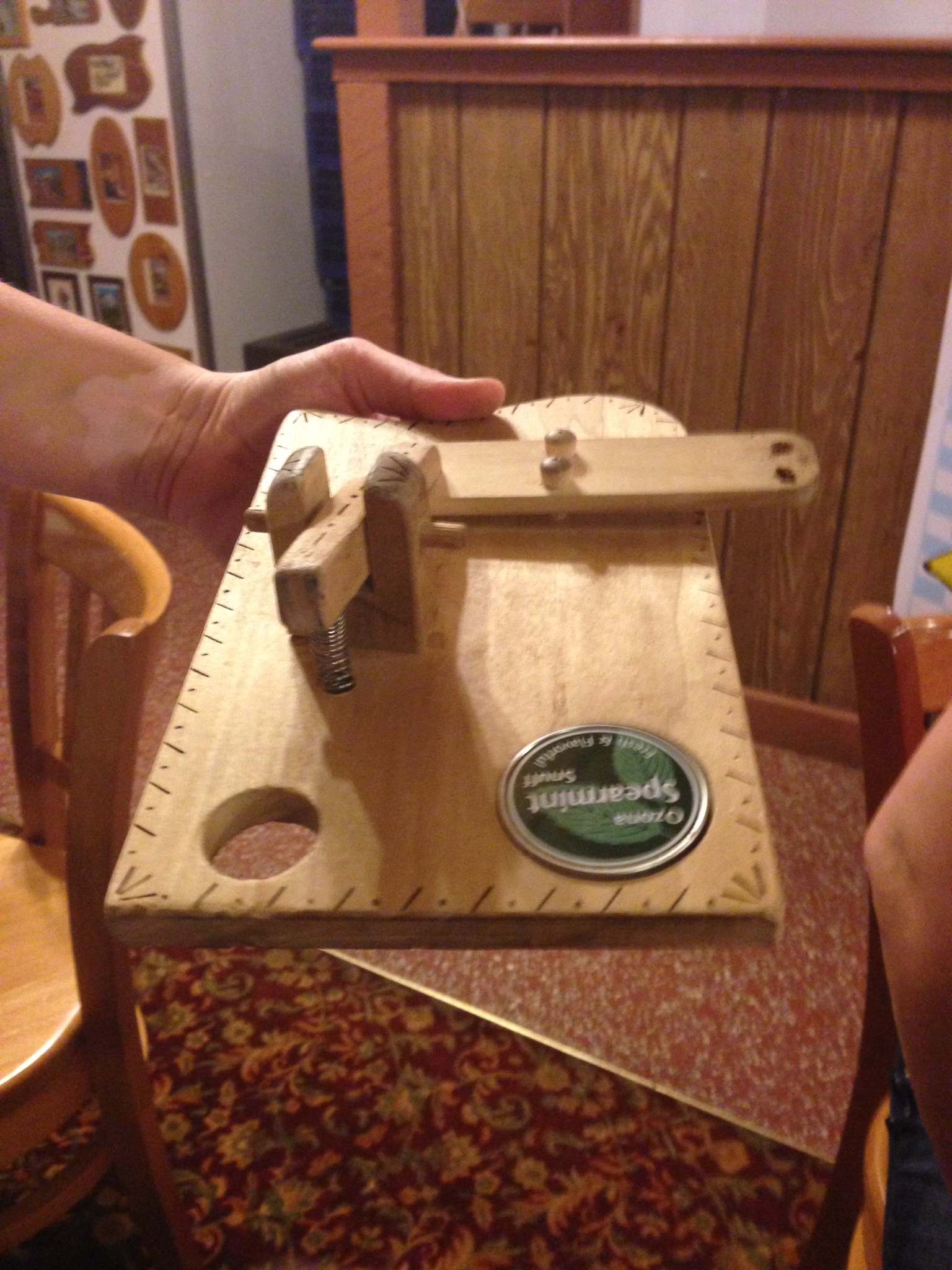 Snuff Board at Gasthofs Restaurant Snuff Machines Modern Snuff