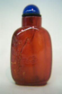 Amber Snuff Bottle