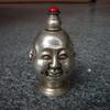 Buddha Snuff Bottle Silver