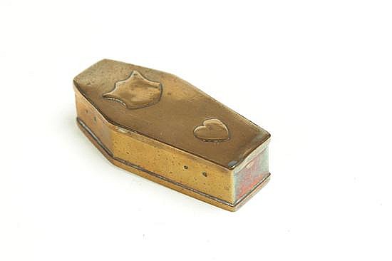 Metal Coffin Snuff Box