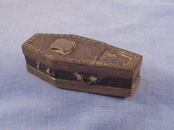 Metal Coffin Snuff Box