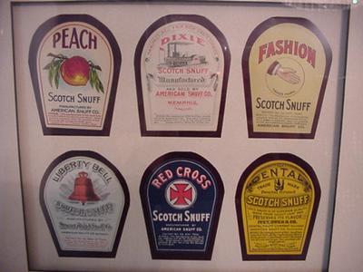 American Scotch Snuff Labels