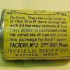Byfield's Yellow Top Snuff 2