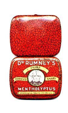 Dr Rumneys Mentholyptus Snuff Tin