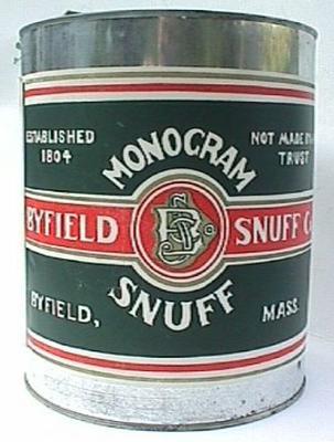 Monogram Snuff Tin