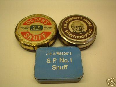 Ogdens and Other Snuff Tins