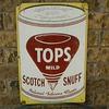 Tops Mild Scotch Snuff Advertisement