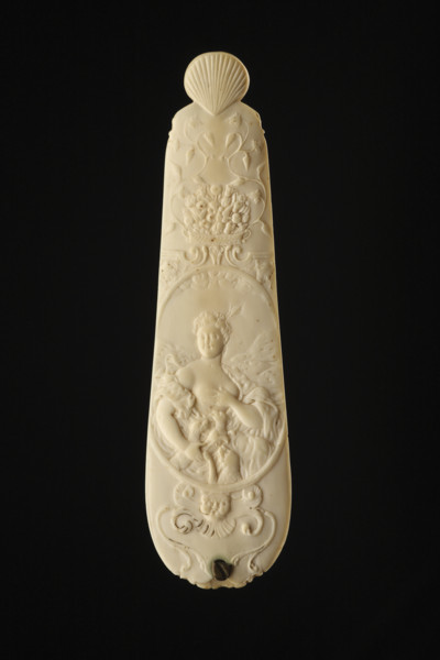 French Dieppe Carved Ivory Snuff Rasp