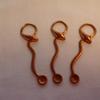 Copper Snake Snuff Spoons c1960
