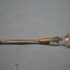 English Silver Snuff Spoon with Crystal