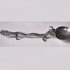 Silver Dragon Snuff Spoon c1890