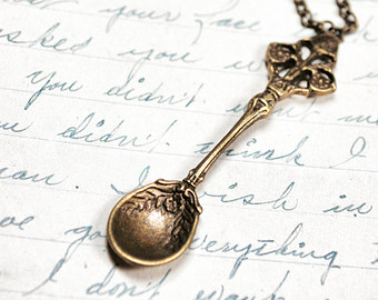 Steampunk Reproduction Snuff Spoon